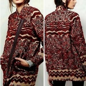 NWT Free People Wool Henna Coat Jacket